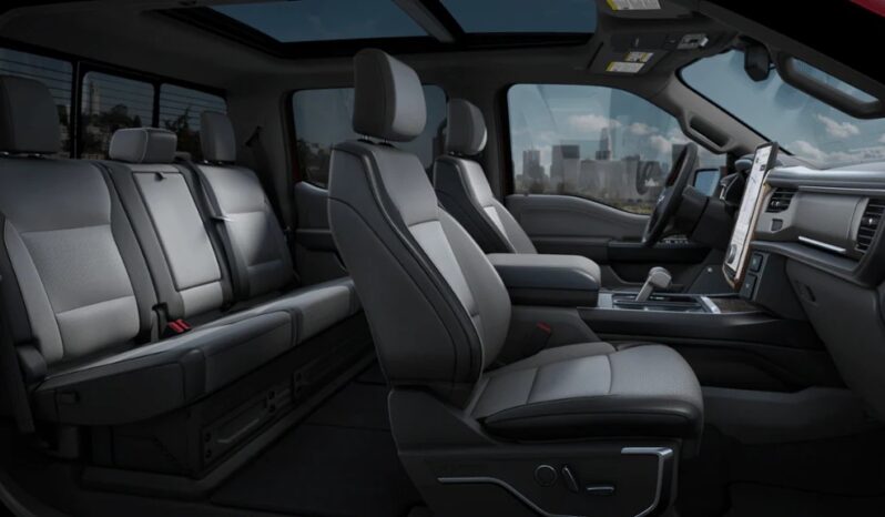 2023 FORD F150 LIGHTNING RAPID RED full