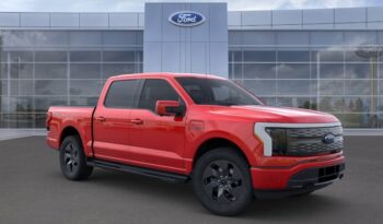 2023 FORD F150 LIGHTNING RAPID RED full