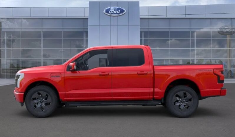 2023 FORD F150 LIGHTNING RAPID RED full