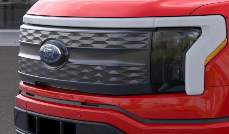 2023 FORD F150 LIGHTNING RAPID RED full